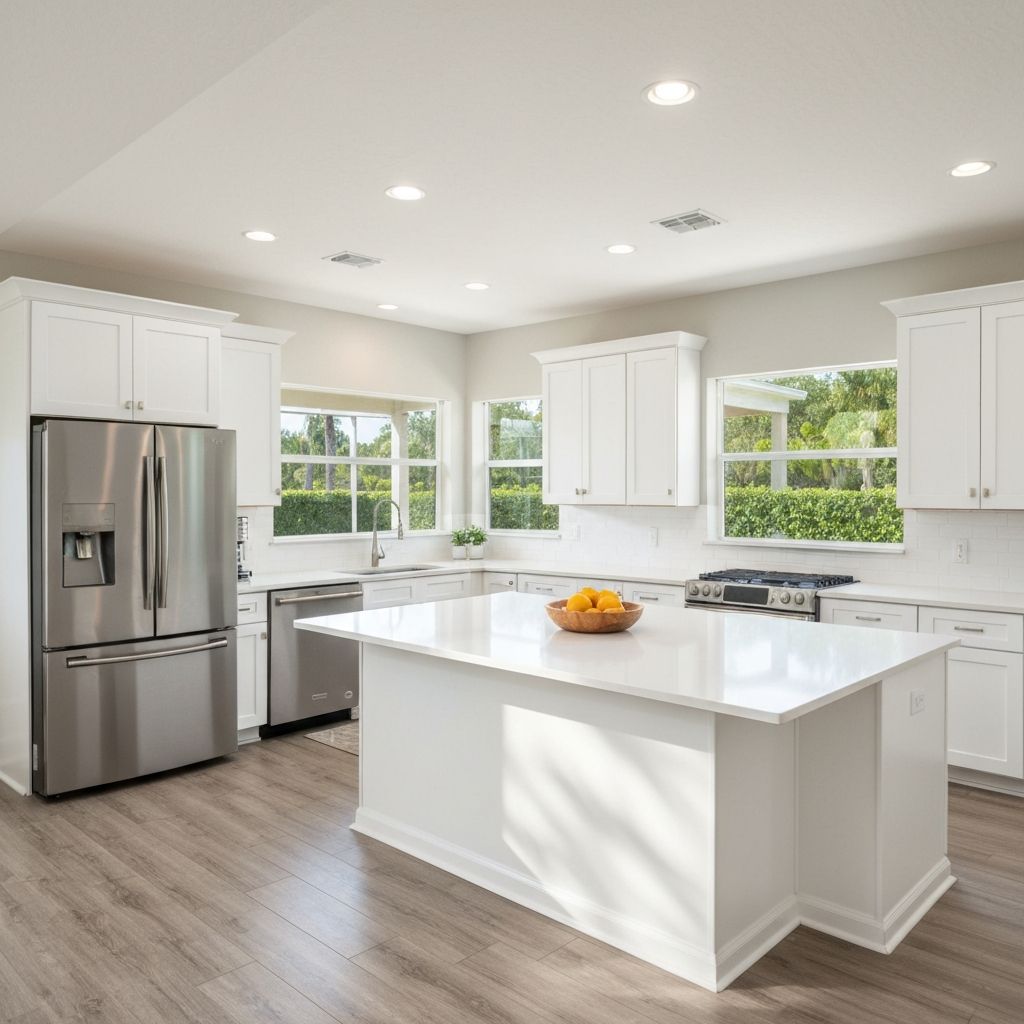 Beautiful clean modern kitchen in Spring Hill home