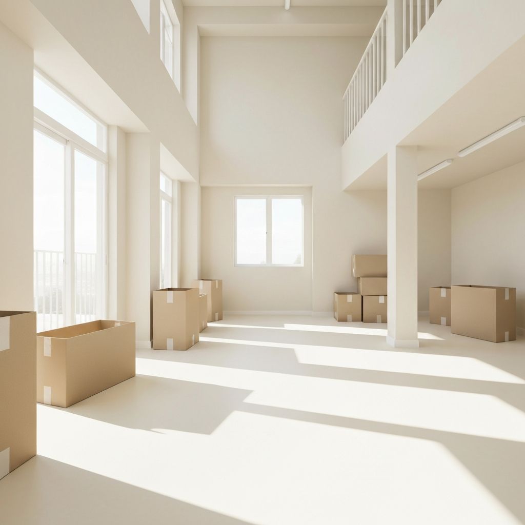 Empty clean room ready for move-in